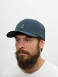 Бейсболка KANGOL арт. 8650BC Wool Flexfit Baseball (темно-синий)